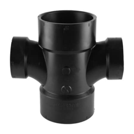 Charlotte Pipe And Foundry 2x2x112x112 DBL Tee ABS 00429  0600HA